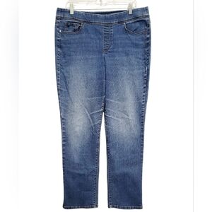 Gloria Vanderbilt Avery All Around Slimming Pull-on Jeans Womens Size 14 Stretch